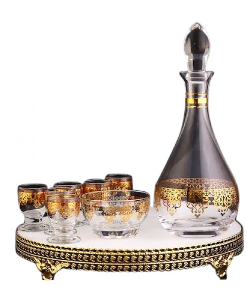 Glass Carafe Set - Turkish (Set of 7)